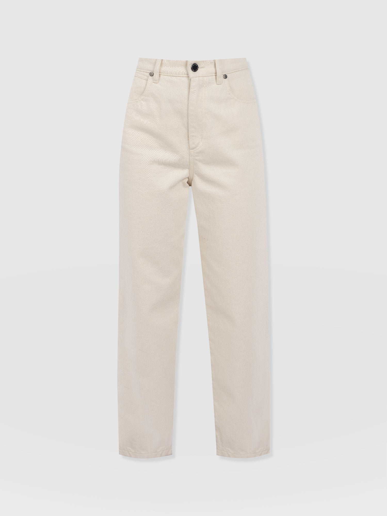 Barrel Leg Jean - Cream - Women's Denims | Saint + Sofia® USA